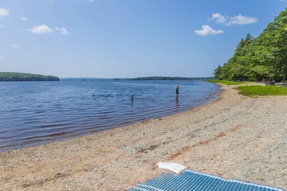 Merrymakedge Beach on Kejimkujik Lake