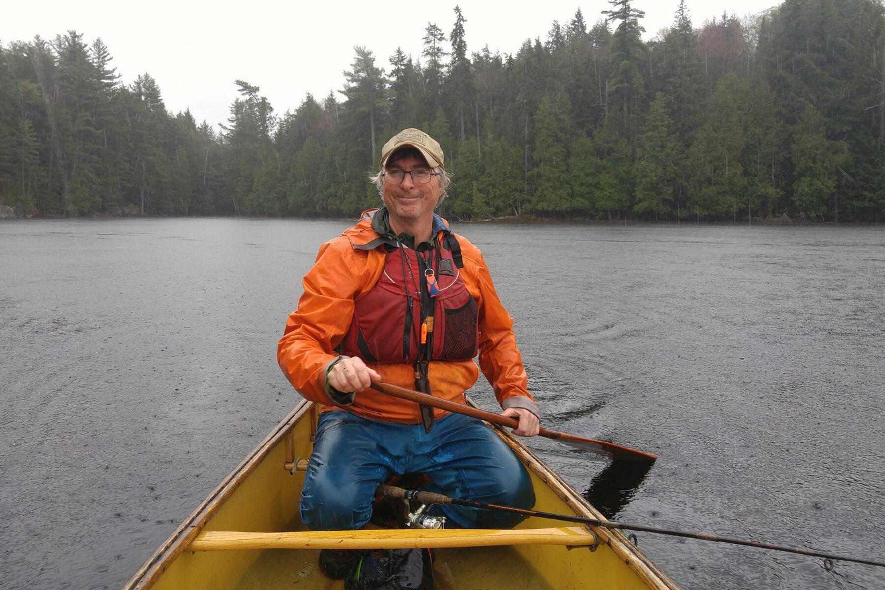 Kevin Callan, “The Happy Camper,&rdquo. Out on the water