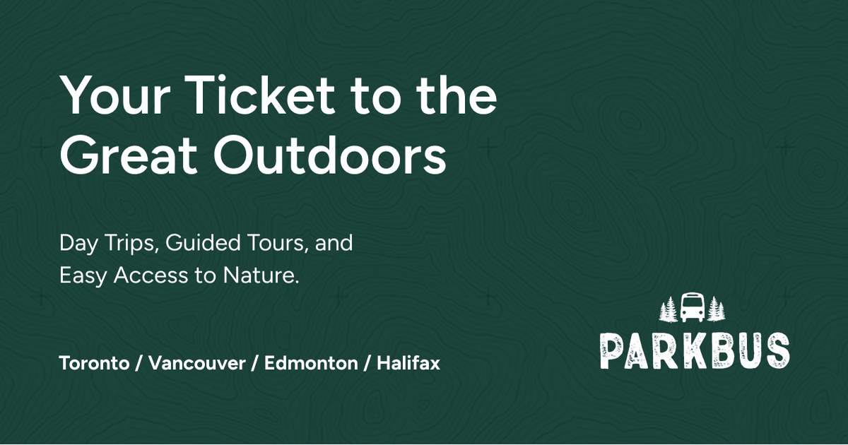 Bus trips to Canada's parks. No car needed.